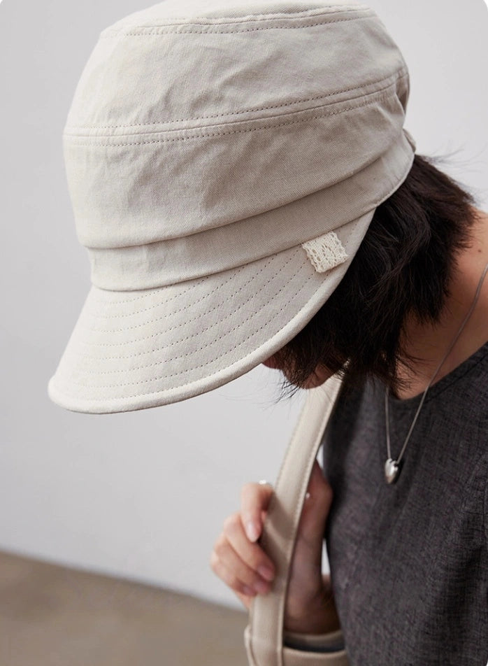 Elegant Cotton Bucket Hat for Women – Wide Brim Sun Hat OESLO