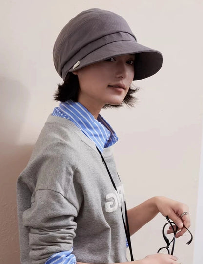 Elegant Cotton Bucket Hat for Women – Wide Brim Sun Hat OESLO